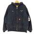 カーハート Carhartt 90s 革タグ USA製 企業ロゴ DUCK ACTIVE JACKET ダック地 裏地キルティング アクティブジャケット メンズ import:XL